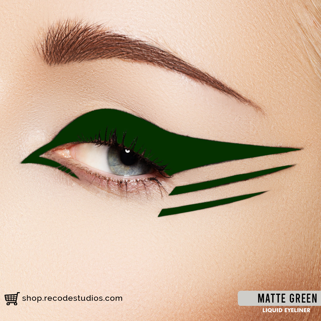 Recode Eyeliner Matte Green 2.5 ML