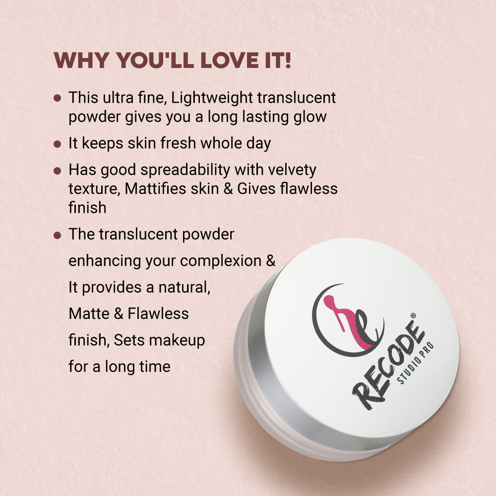 Recode 01 Translucent Setting Powder 01 - 12 G