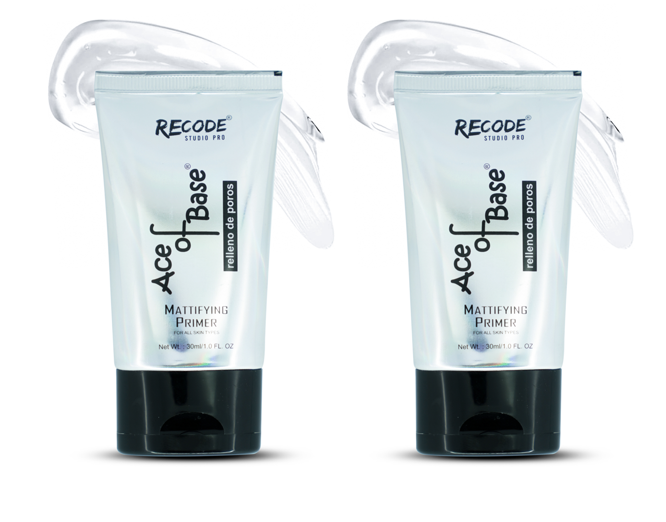 Recode Makeup Primer Combo (2x30 ML) for Oily Skin & Dry Skin  - Ace Of Base Primer 60 ML