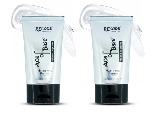 Recode Makeup Primer Combo (2x30 ML) for Oily Skin & Dry Skin  - Ace Of Base Primer 60 ML