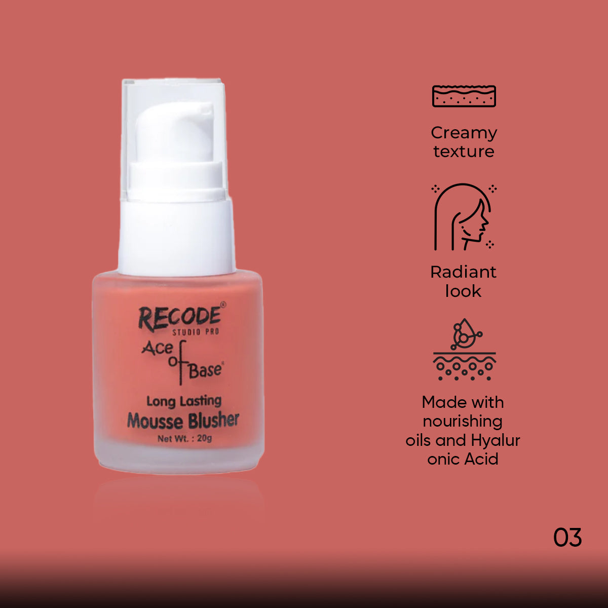 Recode Liquid Blusher 20 G - 03 Full of Stars