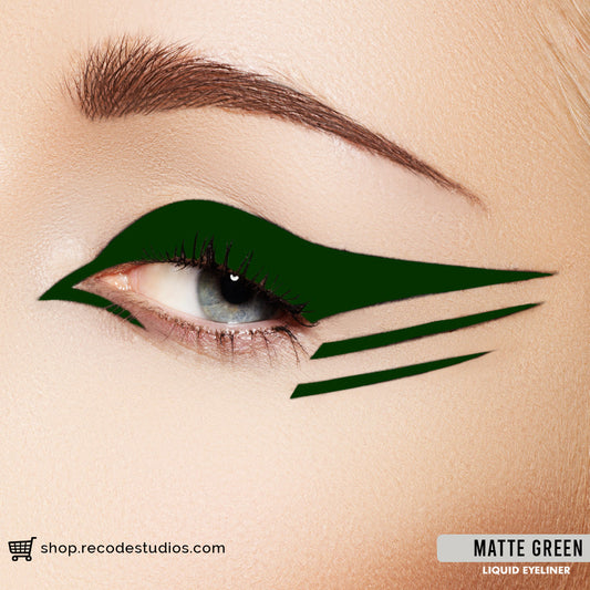 Recode Eyeliner Matte Green 2.5 ML