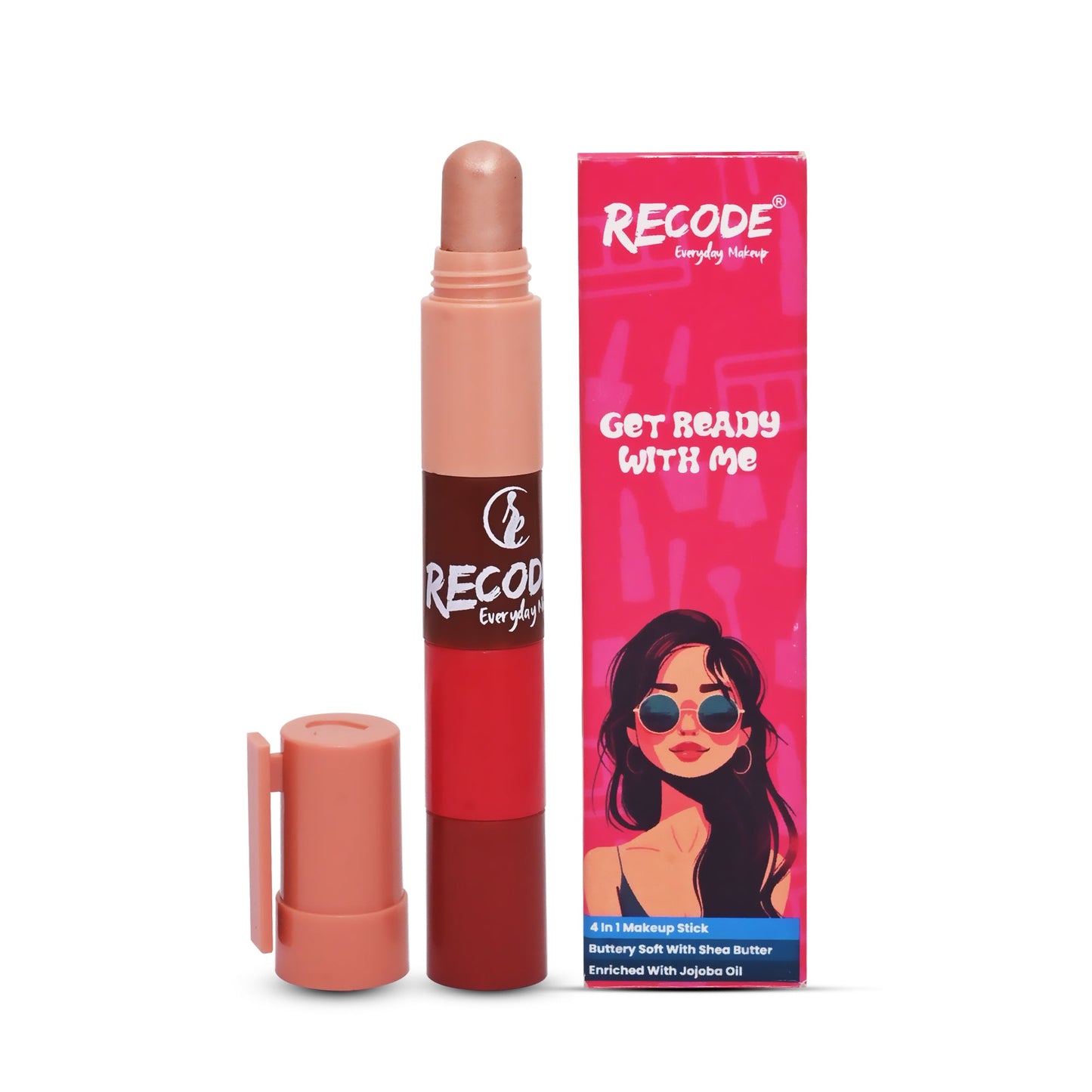 Recode Everyday Makeup Box 02 Medium(Yellow Undertone)- 5 in 1 Combo