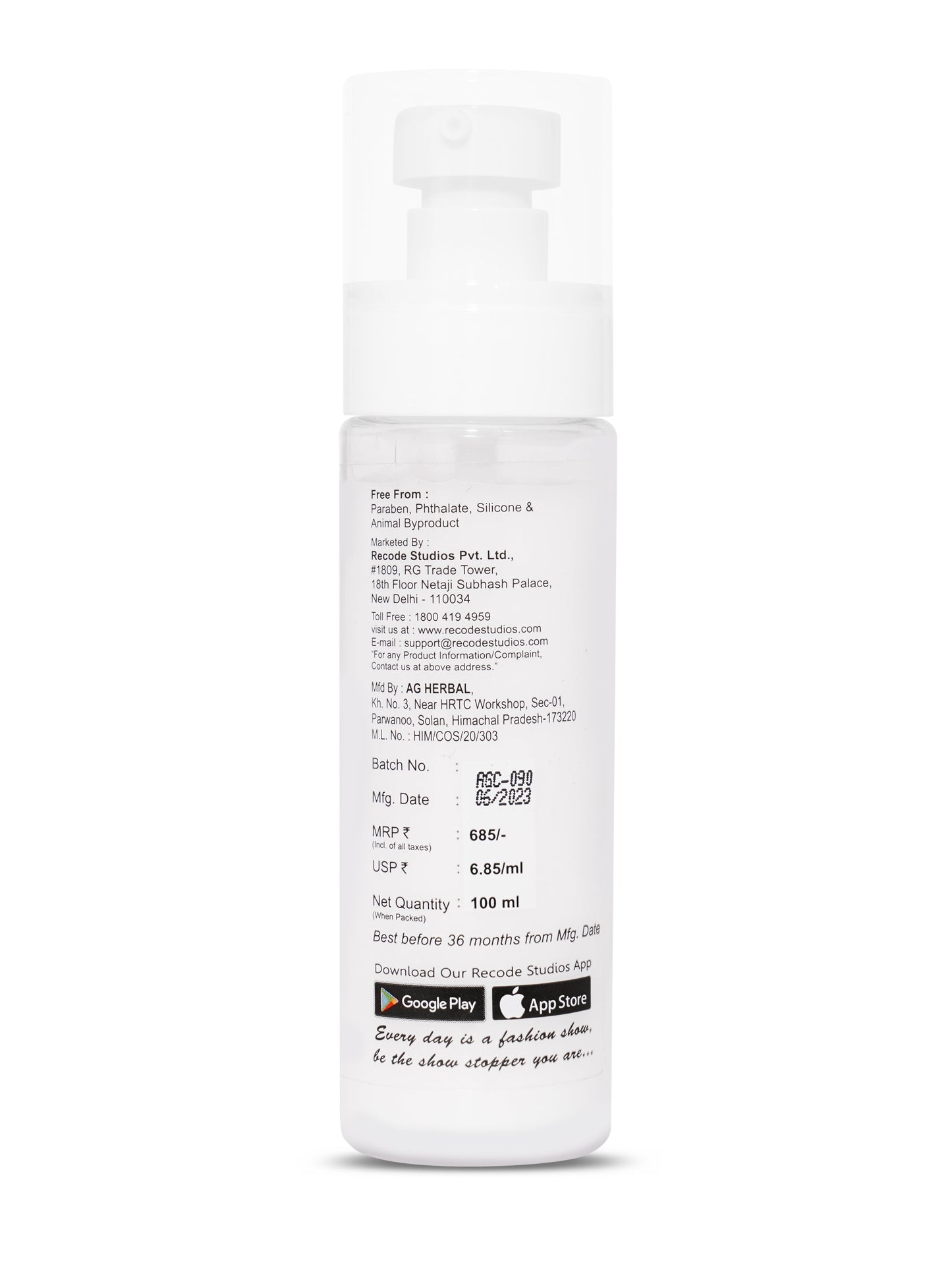 Recode Mattifying Gel - 100 ML
