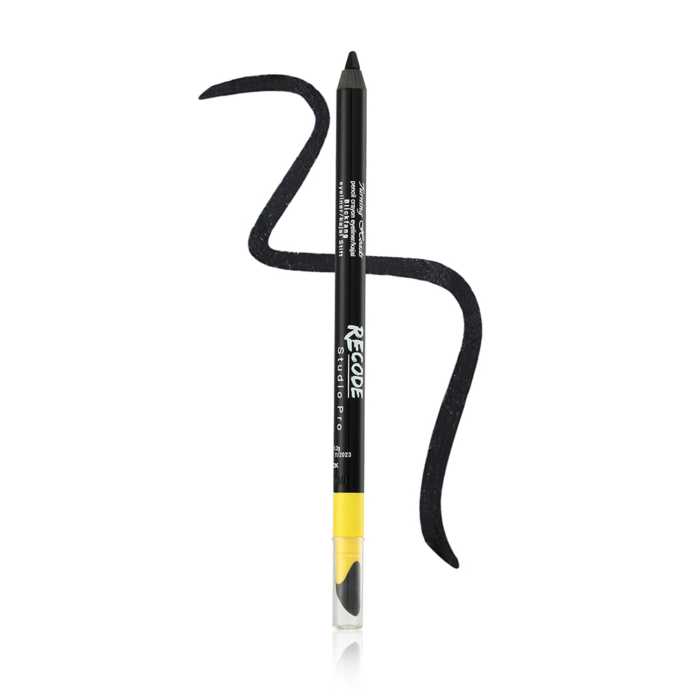 Recode Turning Heads Black Crayon Gel Eyeliner Cum Kajal Pencil 1.20 gms